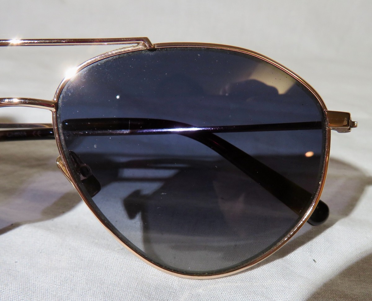 DIFF Scout Aviator Sunglasses DIFF Scout Aviator GD-GB23P Sunglasses Gold metal Frames | eBay main image 2