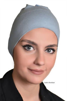 Women's Under Scarf Tube Bonnet Cap - Lycra Islamic Head Cover Hijab Hair Wrap - Made In Egypt 8 thumbnail image