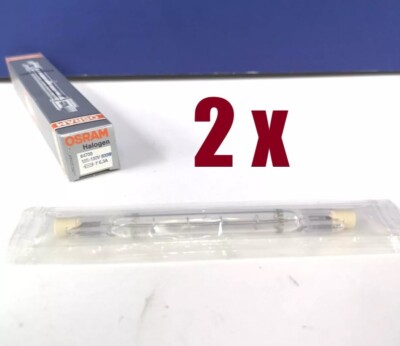 2-PK 500W R7S 120-130V LIGHT BULB LAMP 118mm Double Ended J-Type OSRAM 64700