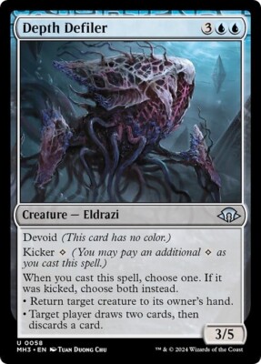 DEPTH DEFILER x4 mtg NM-M Modern Horizons 3 Unc