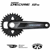 Shimano Deore FC-M6120 Kurbel Garnitur 12-Fach 30 ZÄHne Mountain Bike Tretkurbel