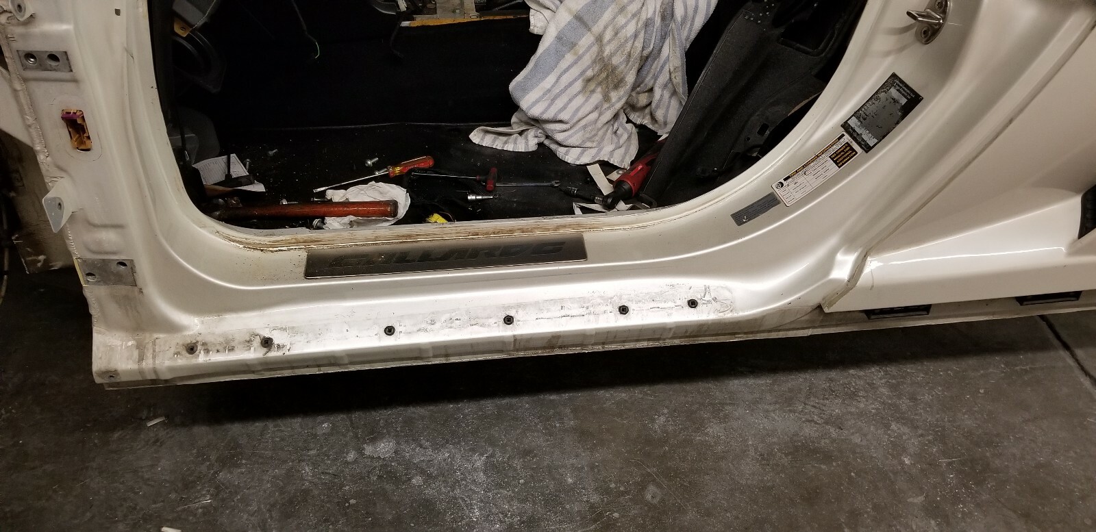 LAMBORGHINI GALLARDO SPYDER DRIVER LEFT SIDE QUARTER PANEL REAR 