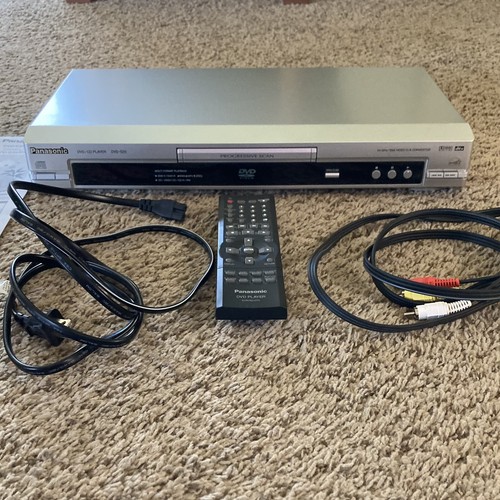 PANASONIC DVDS25 DVD/CD PLAYER Power Cord Input Cables Remote