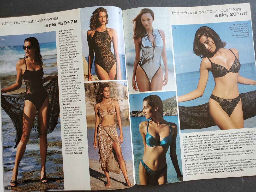 1998 Victoria's Secret Catalog Swim Sale DANIELA PESTOVA Laetitia  Casta K Mulder | eBay