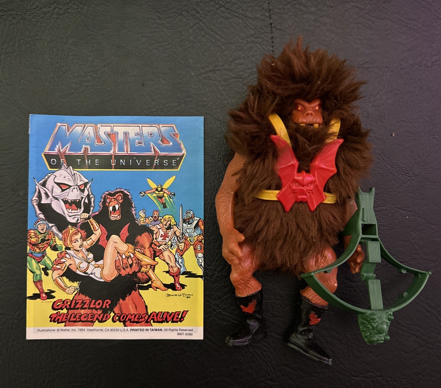 Masters of the Universe Vintage MOTU He-Man Grizzlor Taiwan 1984
