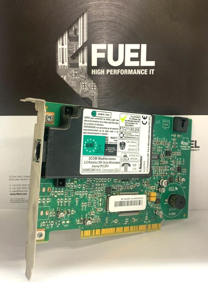 PCI Modem Card - 3COM DK98022630 - Image 4 of 4