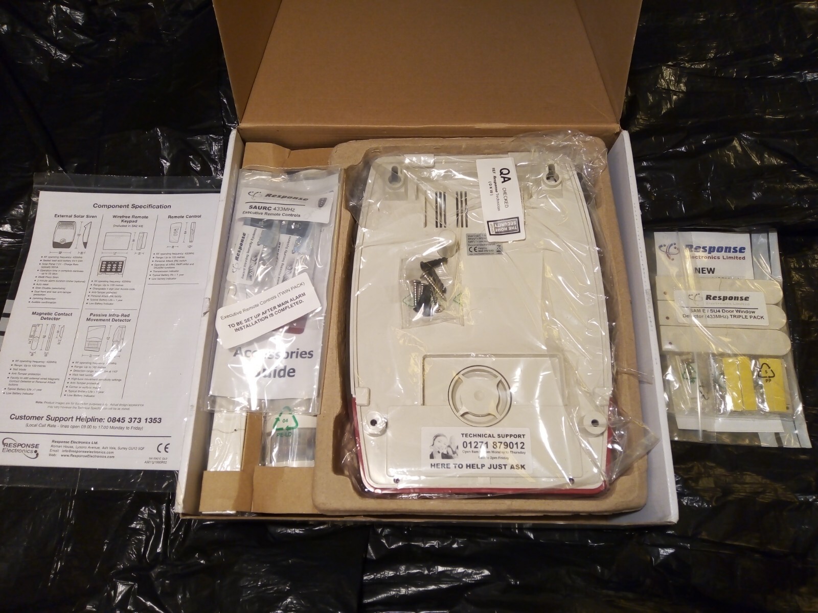 Response Electronics Complete Home Alarm System eBay