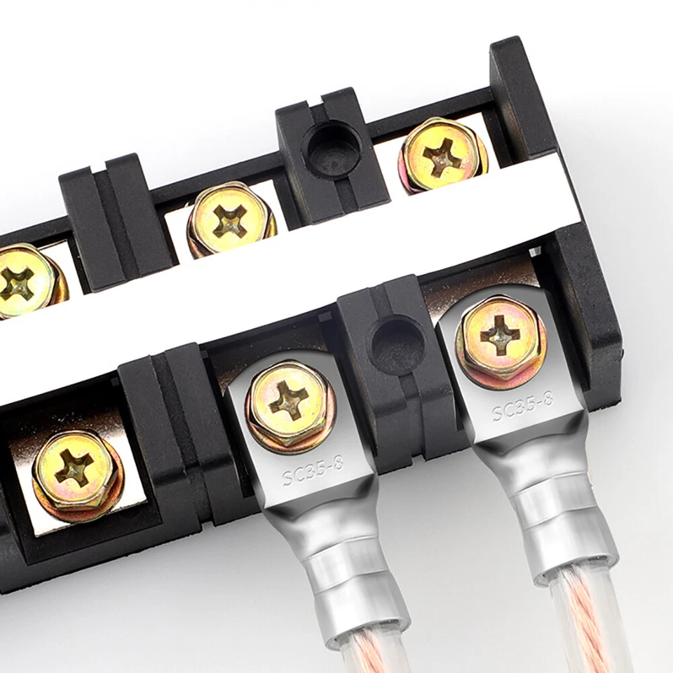 Copper Tube Terminals Terminal Battery Welding Ring Crimp Cable Lugs (All Sizes) - Image 3 of 4