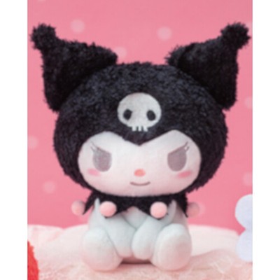 SANRIO MY MELODY KUROMI Stuffed Plush animal Doll Toy 7.4in Cute JAPAN