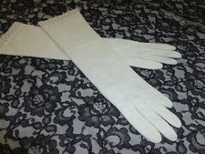 Dazzling Vintage Beaded Gloves Hand Beaded New Old Stock UNWORN Wedding-Bridal