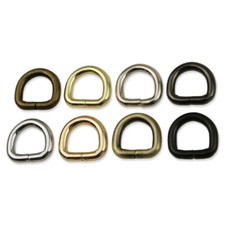 D Rings Metal Loops buckles 12 16 20 25 32 38 50 mm Webbing Bag Straps Belt #L