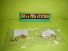 Pair Of .097 V Iton Needle And Seats For Holley 41654175 Spread Bore Carburetor