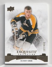 2016-17  U.D. Hockey Exquisite Collection #31  Bobby Orr  Boston Bruins #137/499