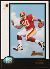 1998 Bowman Topps Skip Hicks #26 Rookie Card RC Washington Redskins Commanders. rookie card picture