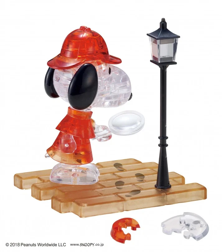 Rompecabezas 3D Snoopy Detective 34 piezas juguetes educativos de aprendizaje Foto 3 de 4