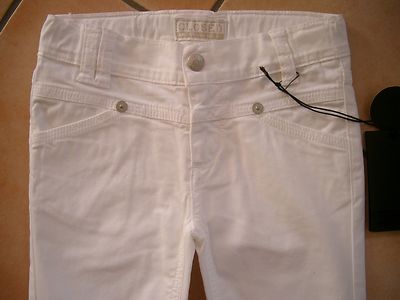 (C567) Leichte CLOSED Girls Jeans Hose aus glatter Baumwolle asym. Taschen gr.92