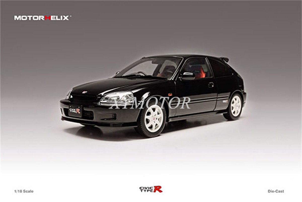 ミニカー Motorhelix 1/18 Honda civic type R (ek9) Motorhelix 1/18 Honda Civic Type R EK9-120 Model Car Black