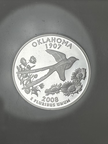 2008 S State Quarter PF69 Ultra Cameo Oklahoma NGC Certified - Picture 4 of 4