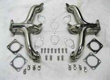 1932 53 Ford Car Truck Flathead V8 Shorty Center Dump Stainless Exhaust Headers