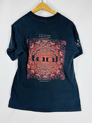2007 Tool Vicarious 10,000 Days Album Men's T-Shirt Medium Black Tour Band Tee