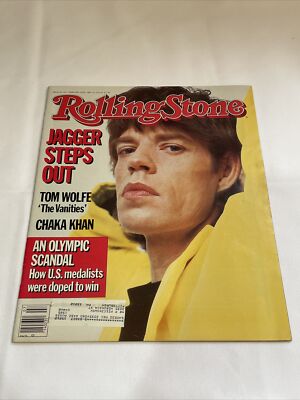1985 February 14 Rolling Stone Magazine, Jagger Steps Out (MH3)