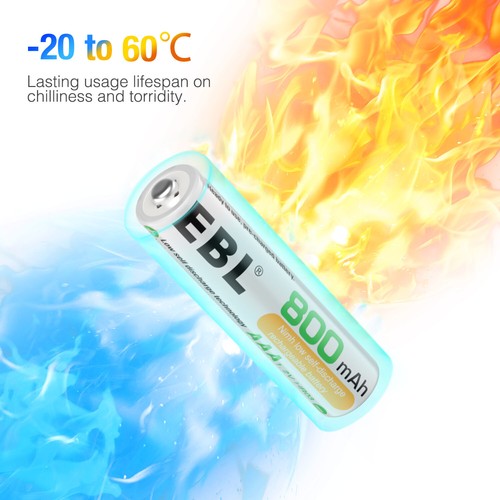 Battery Charger for AA AAA 9V Ni-MH Ni-CD Rechargeable Batteries +8x AAA Battery - Picture 12 of 14