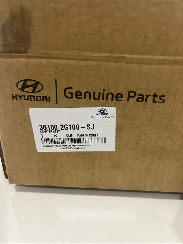 Valeo 36100-2G100-SJ, 12V Starter compatível com Hyundai Sonata 09-14, Santa Fe 10-14 - Imagem 3 de 3