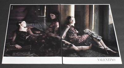 2011 Print Ad Sexy Fashion Long Legs Lady Heels Blonde Valentino Smooth Dress LP