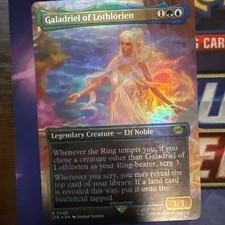MTG Galadriel, Light of Valinor【サージFoil】 Galadriel, Light of Valinor (Borderless) (Surge Foil) - Commander
