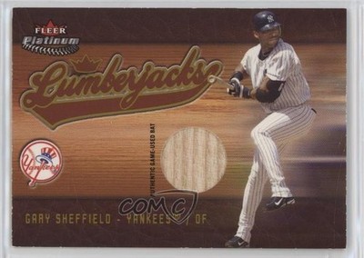 2005 Fleer Platinum Lumberjacks Gold Bats 45/250 Gary Sheffield #LJ/GS 4f5