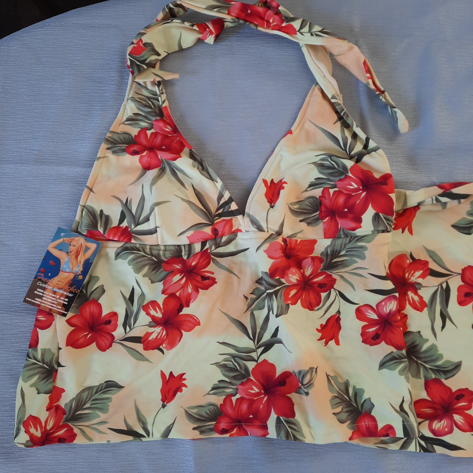 NWOT Fresh Peaches 90 PC Lot Bikinis Covers Separates Yellow Floral S M L XL D image 6