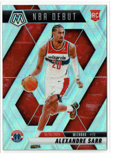 2024-25 Panini Mosaic Basketball - Alexandre Sarr #254 Silver Prizm