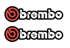 Brembo 2x Vivyl Stickers Waterproofweatherproof Anti Shrink Brembo 2x Vivyl Stickers Waterproofweatherproof Anti Shrink