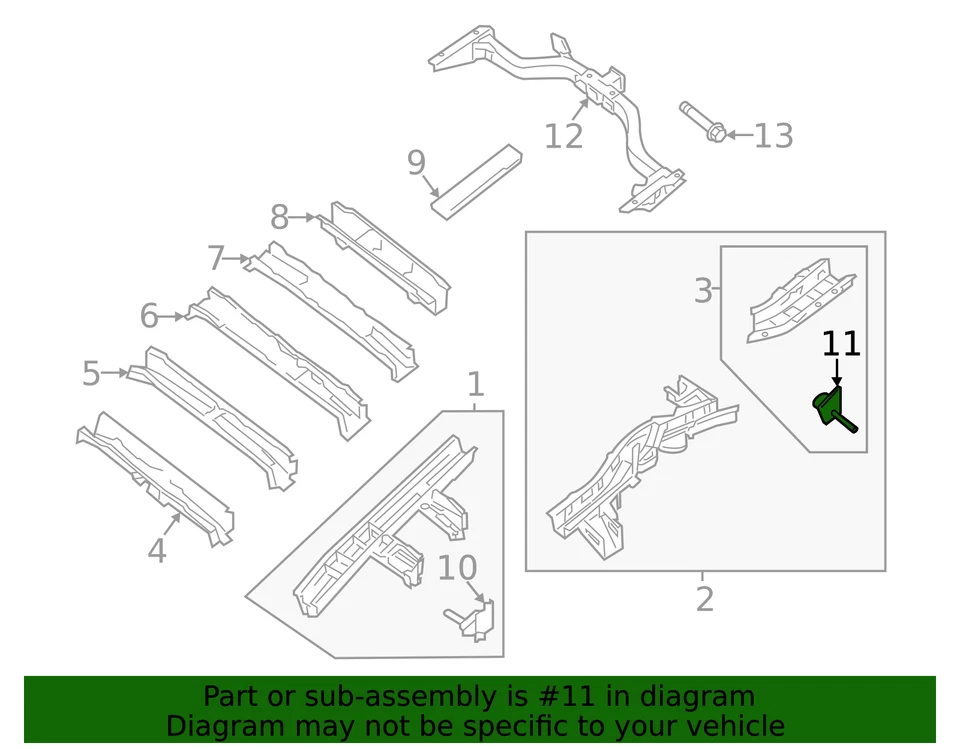 Genuine Nissan Bracket G4374-3JAAA - Image 2 of 2