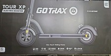GOTRAX TOUR XP ELECTRIC SCOOTER, 20MPH, 350W, 10" - BLACK