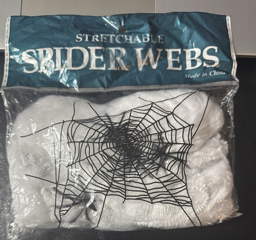 Stretchable Spider Web Decoration