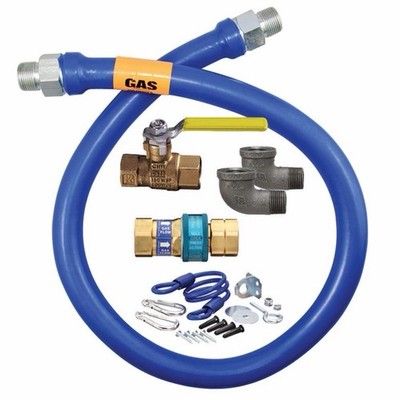 Dormont 16100KIT48 48'' Gas Connector Kit w/ 1'' Male/Male Couplings