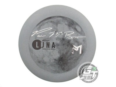 USED Discraft [LEDGESTONE] Glo Rubber Blend Luna 174g Gray Putter Golf Disc