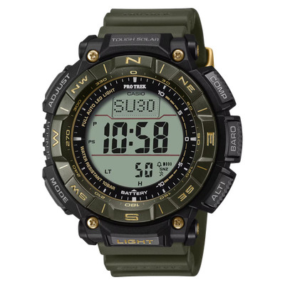 Casio PRO TREK PRG340ANS-3 30th Anniversary Duplex LCD Triple Sensor Tough Solar