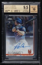 2019 Topps Chrome Rookie Pete Alonso Peter #RA-PA BGS 9.5 GEM MINT Auto 03t0