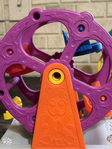 Fisher Price Carnival Spin Airplane Rocket Ferris Wheel 4 Little People 2003 - Bild 9 von 18