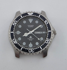 Rare Citizen Dive Watch 6101-G00261. 10 Bar/100m Quartz Watch With Mercedes Hand