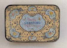 Vintage Caley Cranford Wrapped Chocolates Tin 1940s/50s