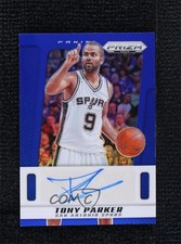 2024 Panini Prizm Deca Signatures Blue 17/35 Tony Parker #PDS-PAR Auto HOF 13qb