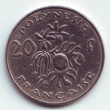 FRENCH POLYNESIA - 20 Francs 2009 Copper-nickel ? 10 g ? ? 28.3 mm