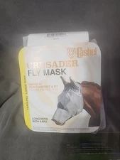 CASHEL Crusader FLY MASK LONG  NOSE And EARS Yearling/ Large Pony OPEN BOX READ!