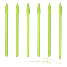 6Pcs Colored Gel Ink Pens, 0.5mm Light Green Gel Ink Ballpoint Pens