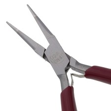 The Beadsmith Long Chain Nose Pliers 6.25-Inches 160 5.5inches, Burgundy