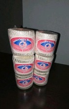 America  s Best Rayon Crochet Thread 100 Yds 1 "White Lot Of 6 Spools