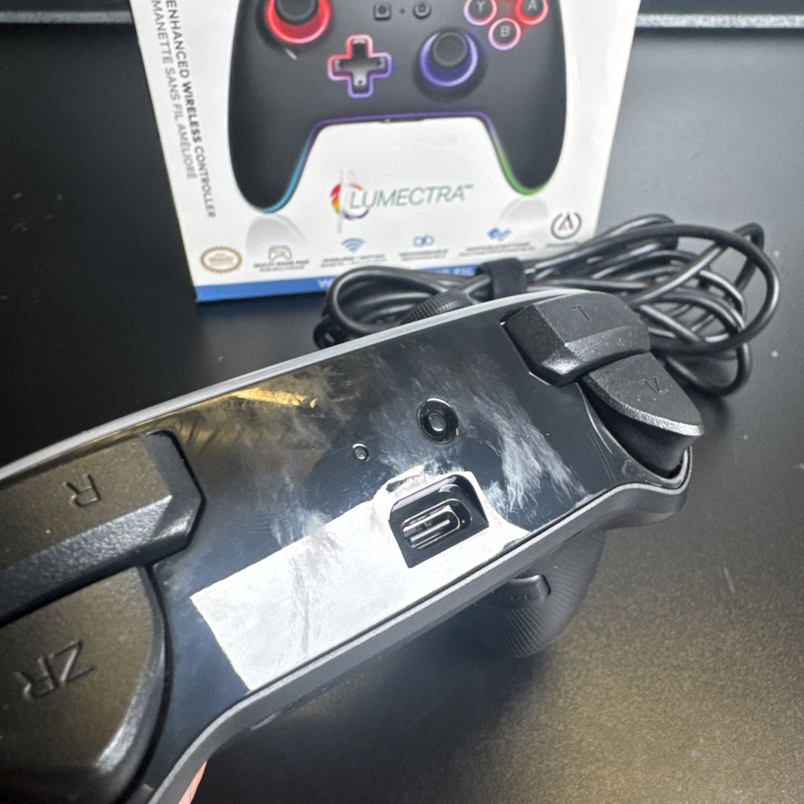 Power A Enhanced Wireless Controller With Lumectra Nintendo Switch 1522807-01